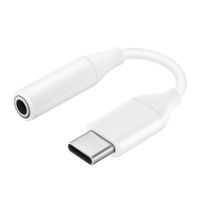 Adaptador para audífonos Samsung Tipo C a 3.5 mm, blanco
