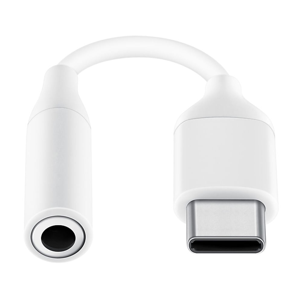 Imagen 2 del producto Adaptador para audífonos Samsung Tipo C a 3.5 mm, blanco