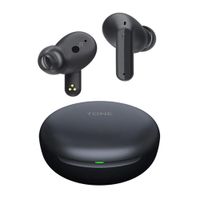 Audífonos bluetooth True Wireless LG Tone Free FP5 resistente al agua IPX4, duración máx. 8 horas, negro