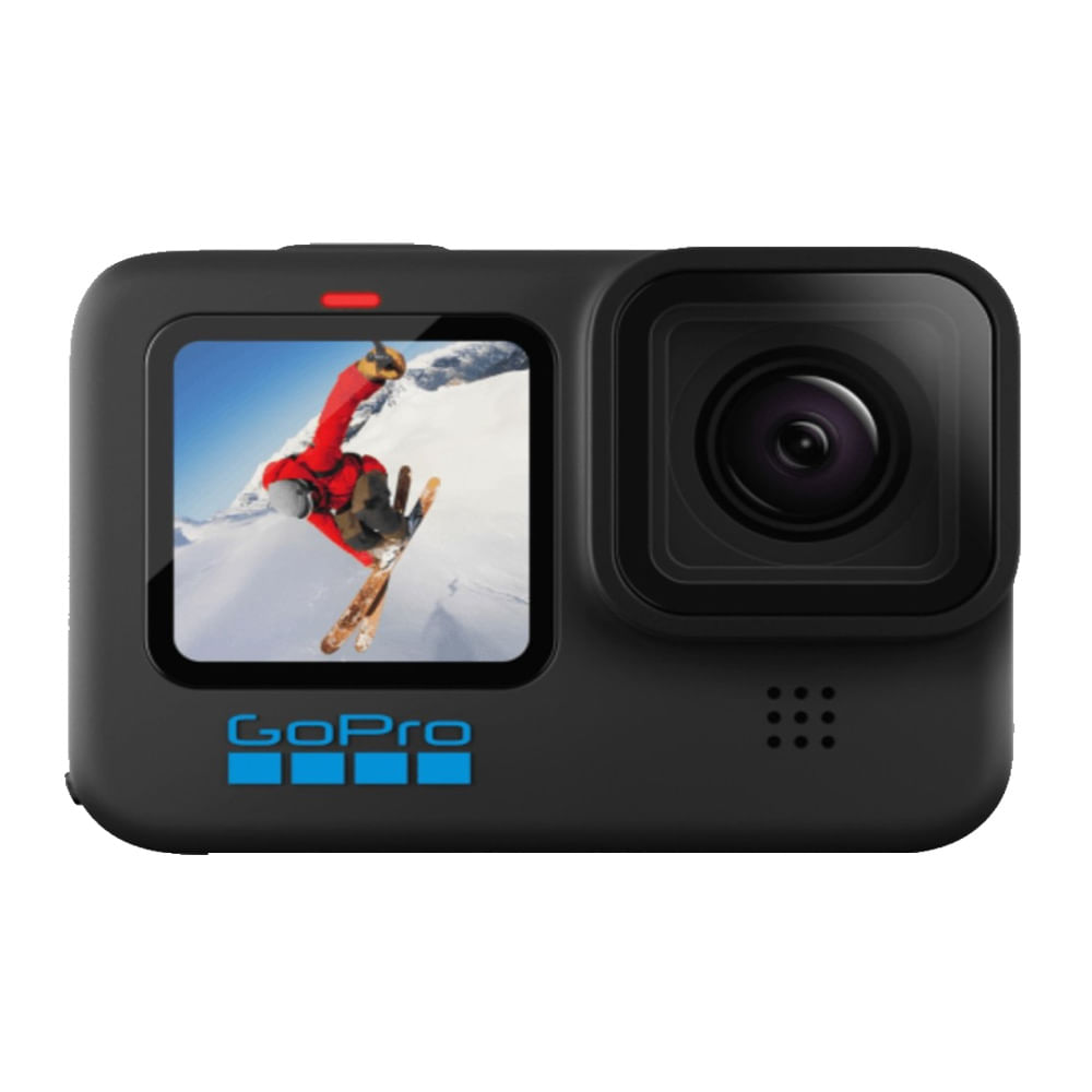 Imagen 2 del producto Cámara de acción GoPro Hero 10 + 2 baterías + selfie stick shorty + case + monturas adicionales