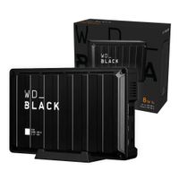 Disco duro Western Digital Black D10 Game drive 8TB, USB 3.2, 250MB/s
