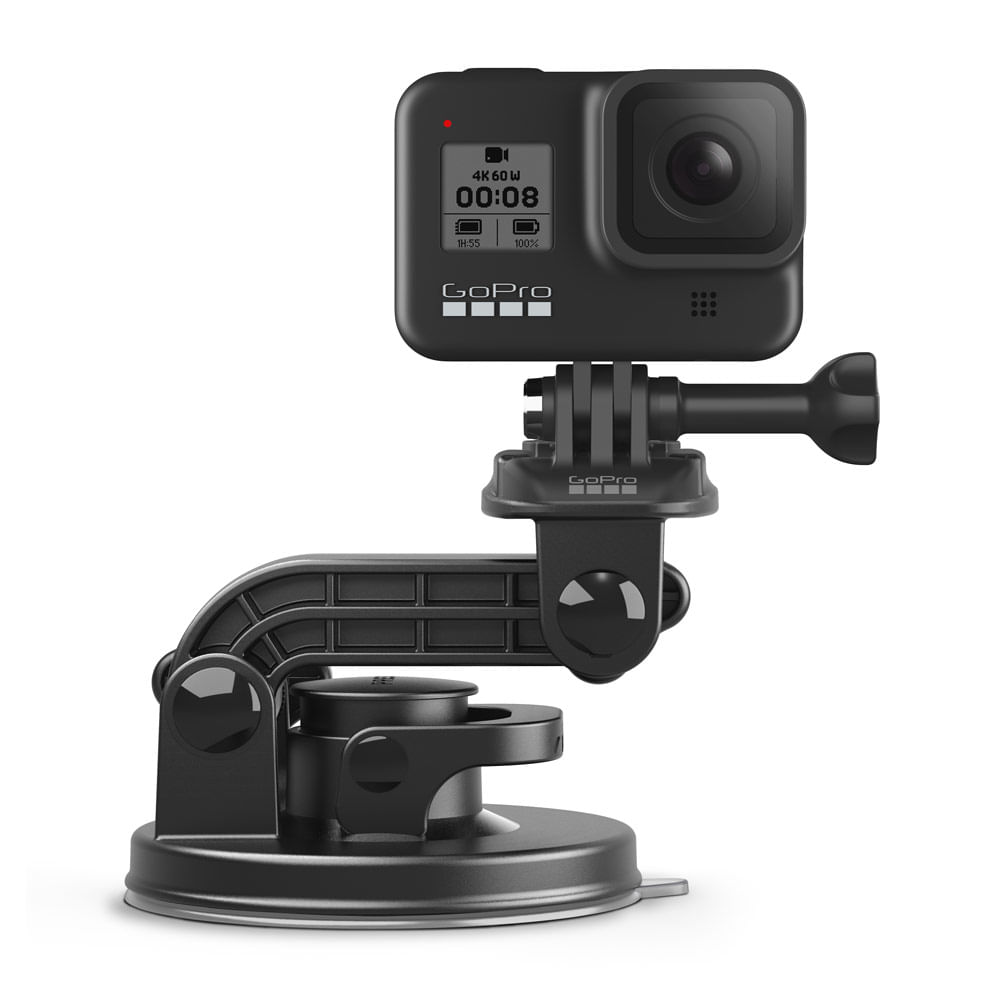 Imagen 2 del producto Soporte de ventosa Gopro compatible con Hero 11, Hero 10, Hero 9, Hero 8, Hero 7, Hero 6, Hero 5, Hero 4, para sujetar en auto, motociclistas y más
