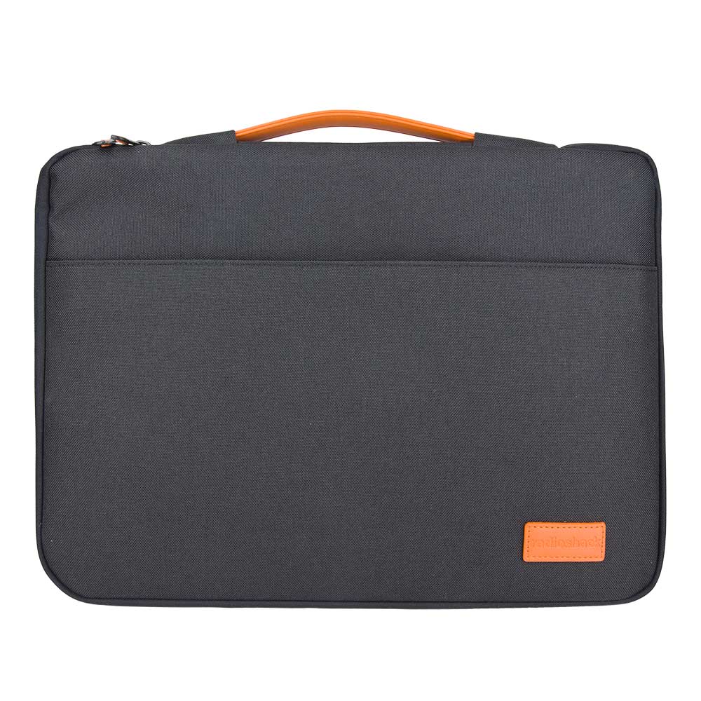 Funda para laptop Radioshack 15.6" con agarradera, poliéster, color negro