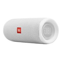 Parlante bluetooth JBL Flip 5 potencia 20W, resistente al agua IPX7, hasta 12 horas de reproducción, blanco