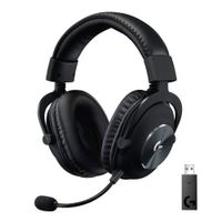 Audífonos gamer inalámbricos Logitech G Pro X Lightspeed, receptor usb, 32 ohm, sensibilidad 91.7 dB, compatible PC