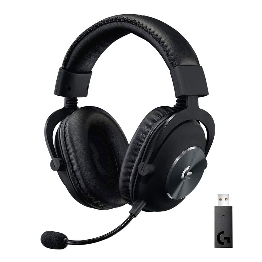 Audífonos gamer inalámbricos Logitech G Pro X Lightspeed, receptor usb, 32 ohm, sensibilidad 91.7 dB, compatible PC