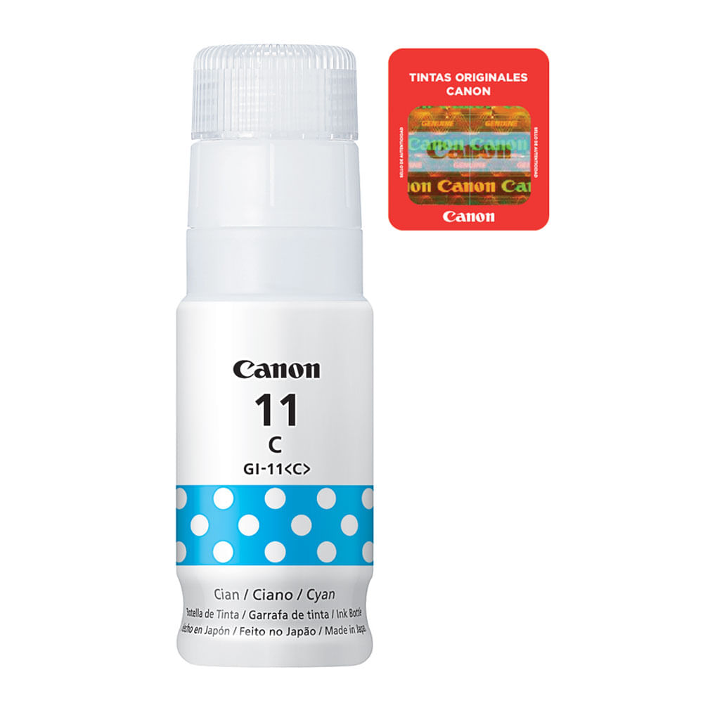 Imagen 2 del producto Tinta Canon GI-11 cyan rinde hasta 6000 páginas