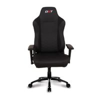 Silla de oficina DXT tapiz cuero pu, máx. 150 kg, negro