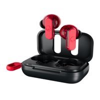 Edición limitada Budweiser Audífonos bluetooth True Wireless Skullcandy Dime resistente al agua IPX4, duración máx. 3.5 horas, rojo
