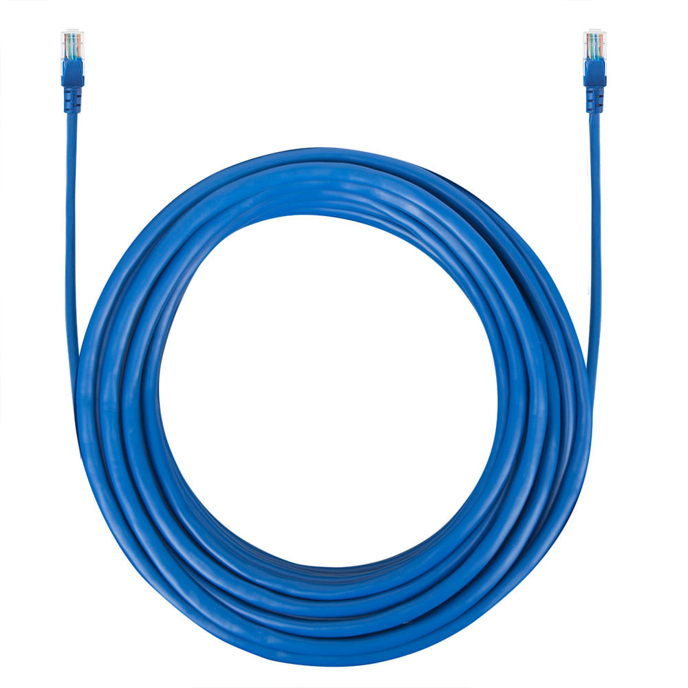 Imagen 2 del producto Cable de red Coolbox Teraware cat6, conector rj45, 250 mhz, 15 metros, azul