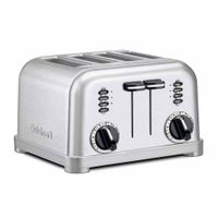 Tostadora Cuisinart CPT-180 1800w, 6 niveles de tostado, para 4 rebanadas, gris