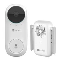 Timbre inteligente Ezviz DB2C wi-fi, cámara video portero 2MP, 1080P