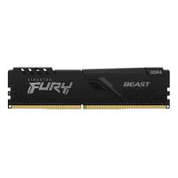 Memoria ram Kingston Fury Beast Black 8GB (1x8GB) DDR4, 2666Mhz, CL16