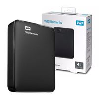 Disco duro externo Western Digital 4TB, USB 3.0