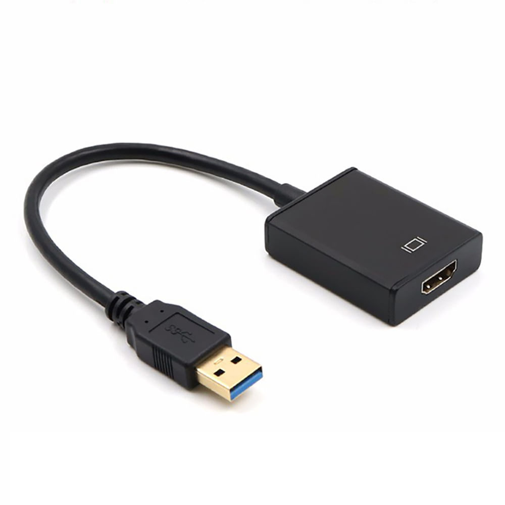 Imagen 2 del producto Adaptador Jetion HDMI a USB 3.0, hembra, flexible, negro