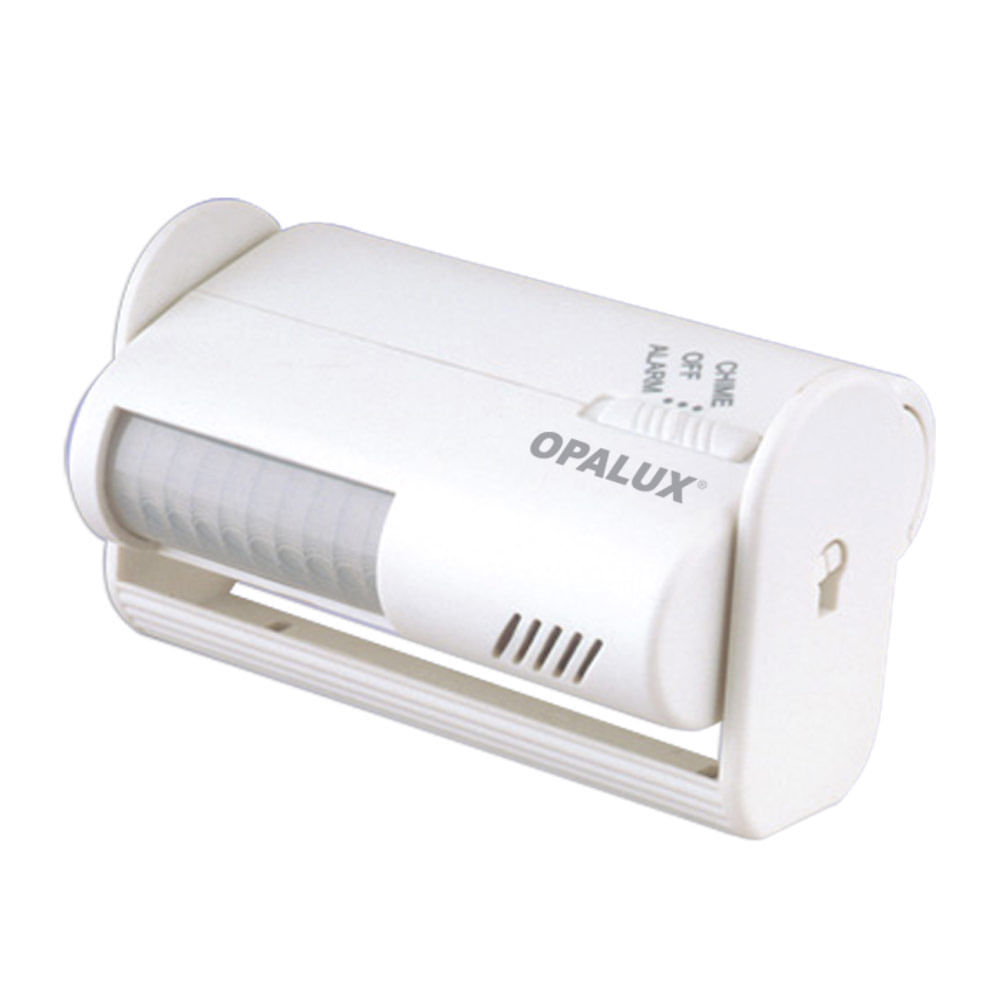 Imagen 1 del producto Alarma y timbre Opalux ST-96 con sensor, distancia de detección 8m, blanco