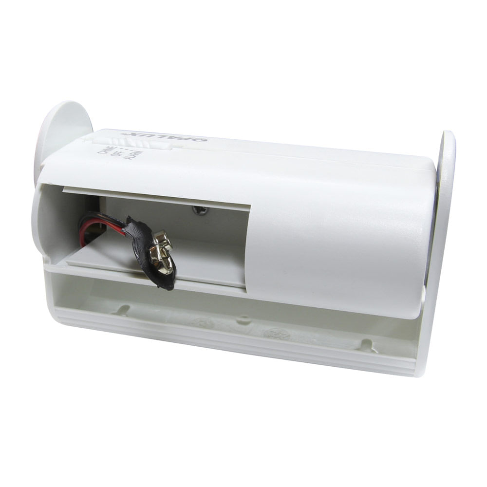 Imagen 2 del producto Alarma y timbre Opalux ST-96 con sensor, distancia de detección 8m, blanco