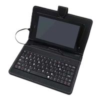 Estuche para tablet Coolbox Teraware 7"" con teclado, puertos usb y tipo-C, negro