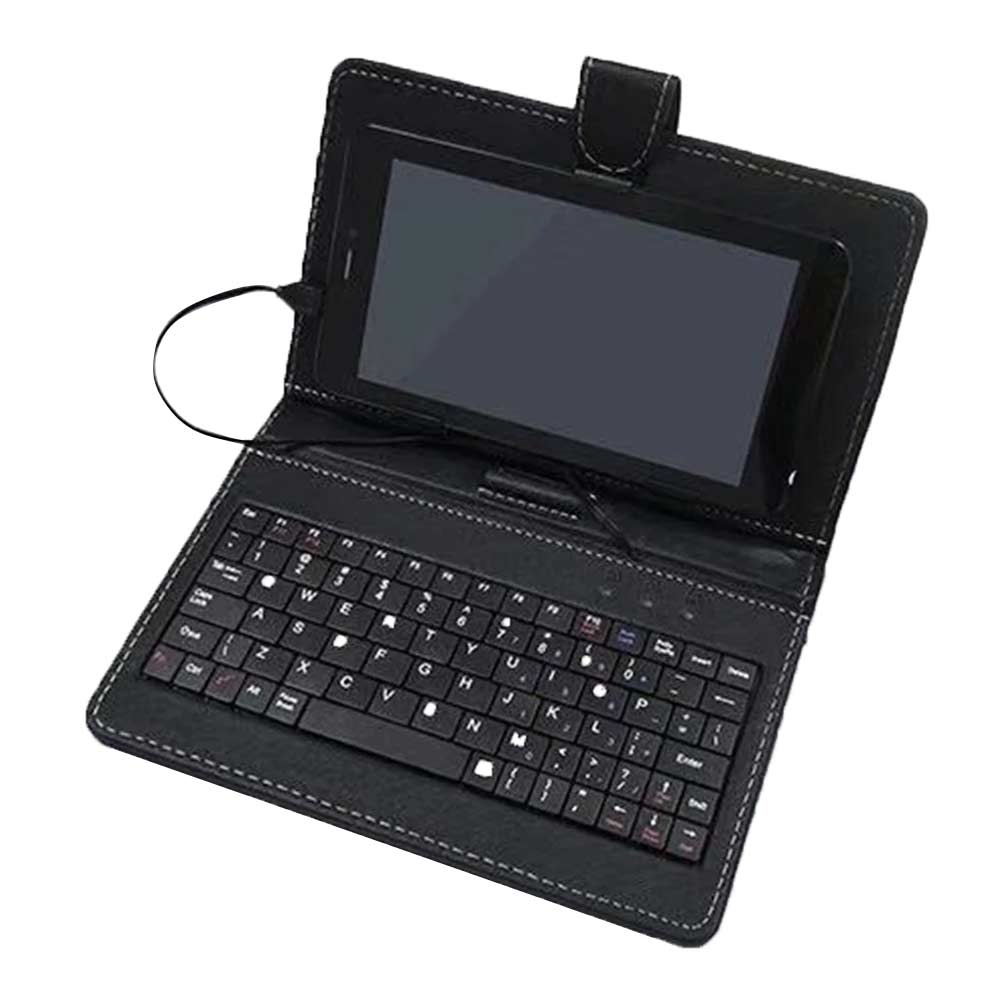 Imagen 1 del producto Estuche para tablet Coolbox Teraware 7"" con teclado, puertos usb y tipo-C, negro