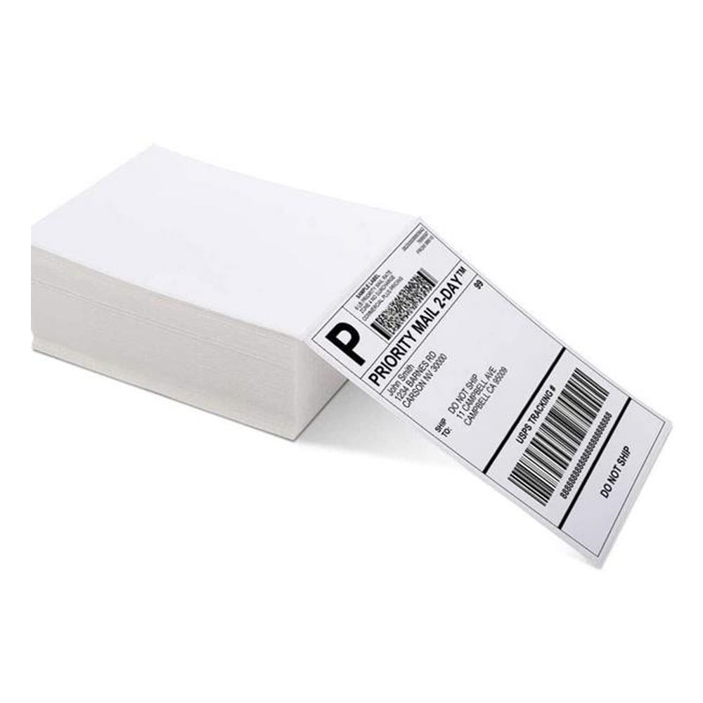 Imagen 2 del producto Papel etiqueta térmico Rongta 3.81 x 2.54 cm, 2 columnas, paquete por 10.000 unidades