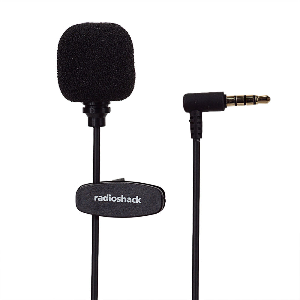 Imagen 2 del producto Micrófono de solapa Radioshack omnidireccional 3.5 mm, cable 1.5 metros
