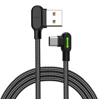 Cable USB a Tipo C Mcdodo, diseño gamer, nylon trenzado, 1.8m, negro