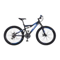 Bicicleta montañera Monark Tornado aro 27.5"", negro y azul