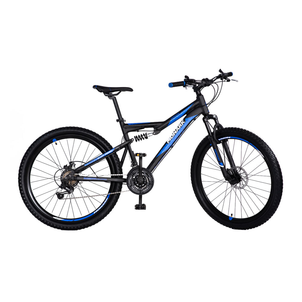 Imagen 2 del producto Bicicleta montañera Monark Tornado aro 27.5"", negro y azul