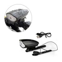 Luz delantera Xclusive 250 lúmenes, resistente al agua IPX5, 3 modos de luz, recargable
