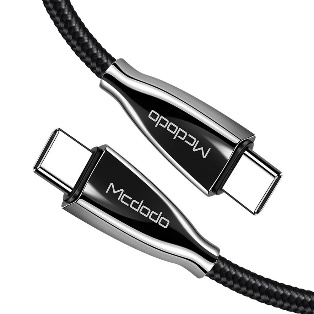 Imagen 2 del producto Cable Tipo C a Tipo C Mcdodo Excellence Series, PD, 3A, 2m, negro