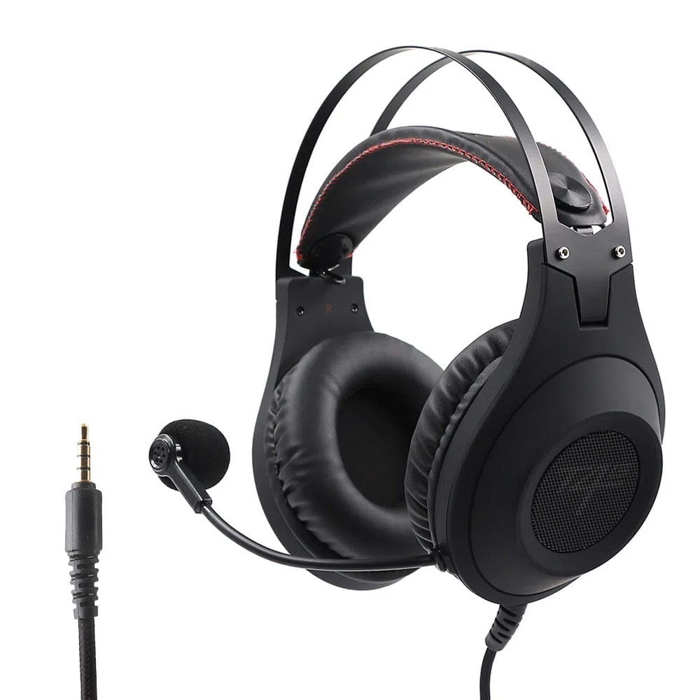Audífonos gamer Teraware4gaming Blackout conexión 3.5 mm, aislamiento de ruido, compatible PC y consolas