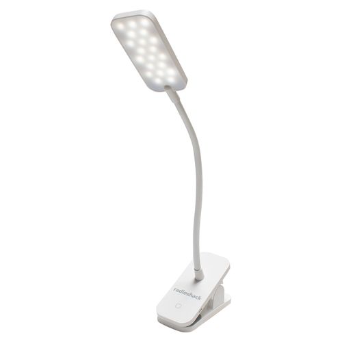 Lámpara de escritorio con clip Radioshack led táctil 380 lum