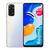 Celular Xiaomi Redmi Note 11S 128GB, 6GB RAM, cámara trasera 108MP y frontal 16MP, 6.43"", blanco