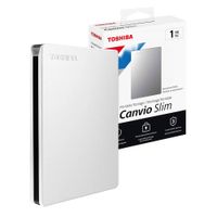 Disco duro externo Toshiba Canvio Slim III 1TB, USB 3.0, silver