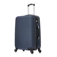 Maleta de bodega Dukap Royal 61 cm, capacidad 15 kg, 4 ruedas 360°, cerradura de combinación TSA, ABS, azul