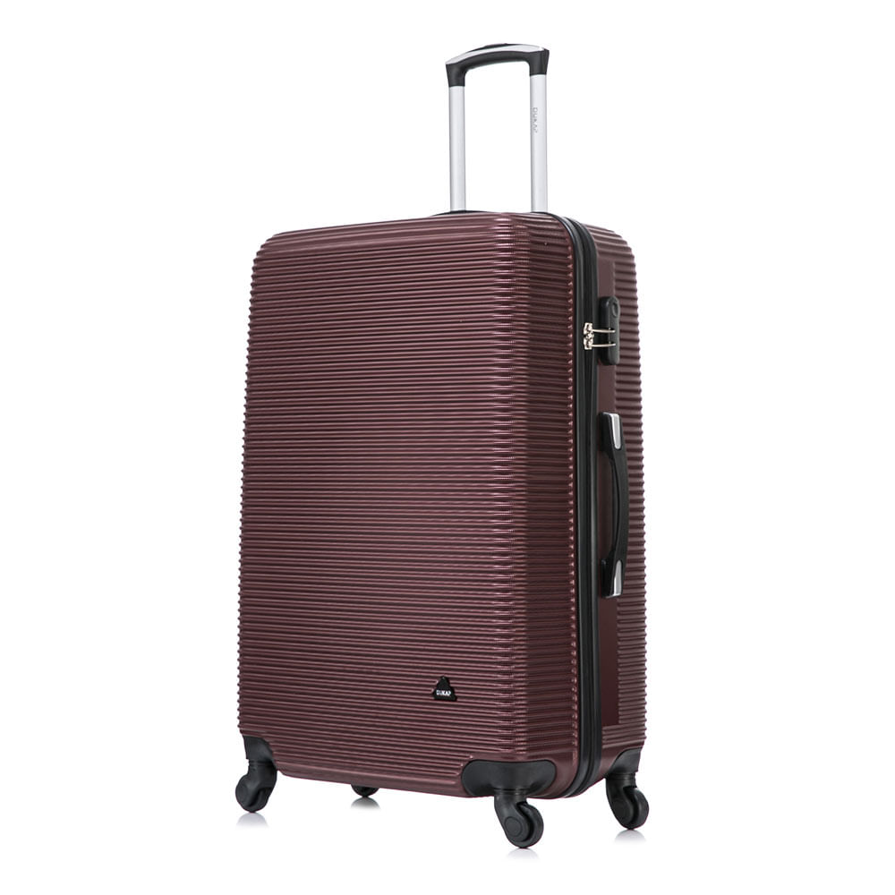 Maleta de bodega Dukap Royal 71cm, 23kg, ABS resistente, 4 ruedas 360°, cerradura combinación, vino