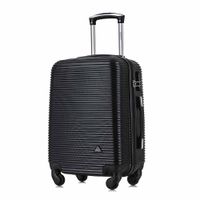 Maleta cabinera Dukap Royal 51 cm, 4 ruedas, capacidad 10 kg, negro