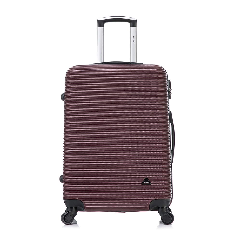 Maleta de bodega Dukap Royal 61cm, ABS resistente, 15kg, 4 ruedas 360°, cerradura combinación, ligera y sólida, vino