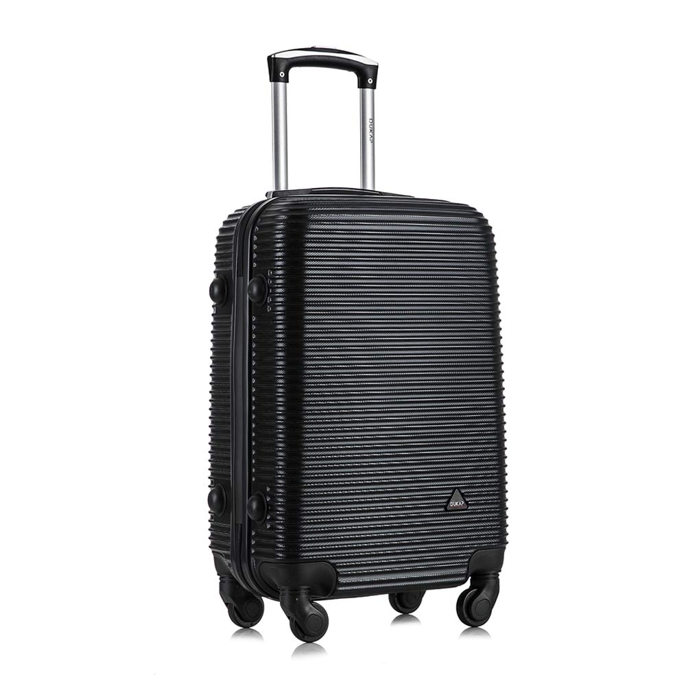 Imagen 2 del producto Maleta de bodega Dukap Royal 61cm, ABS resistente, 15kg, 4 ruedas 360°, cerradura combinación, ligera y sólida, negro