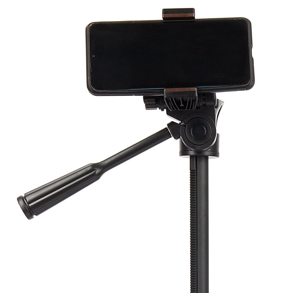 Imagen 2 del producto Trípode para cámara fotográfica altura 61 cm - 156 cm, compatible con Nikon, Canon, Sony, cabezal giratorio 360°, aluminio, carga máx. 3 kg