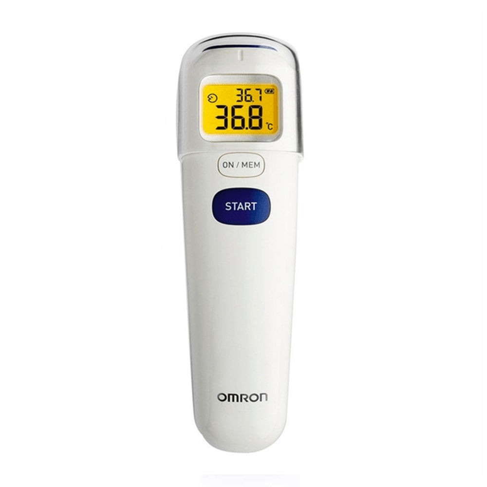 Imagen 1 del producto Termómetro infrarrojo Omron 3 modos de medición, 25 memorias