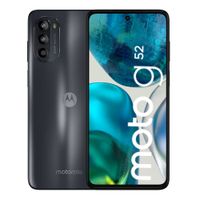 Celular Motorola G52 128GB, 6GB RAM, cámara trasera 50MP y frontal 13MP, 6.55"", negro