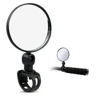 Espejo retrovisor para scooters/bicicletas Roadtrip varilla flexible para ajustar, negro