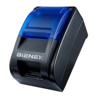 Impresora ticketera térmica Bienex 57mm, conexión bluetooth/usb, puerto RJ11