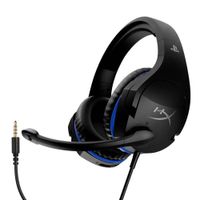 Audífonos gamer Hyperx Cloud Stinger, conexión 3.5 mm, 30 ohm, sensibilidad 102 ± 3 dB, compatible PS4 y PS5