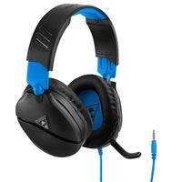 Audífonos gamer Turtle Recon 70PS conexión 3.5mm, compatible PC y consolas, negro