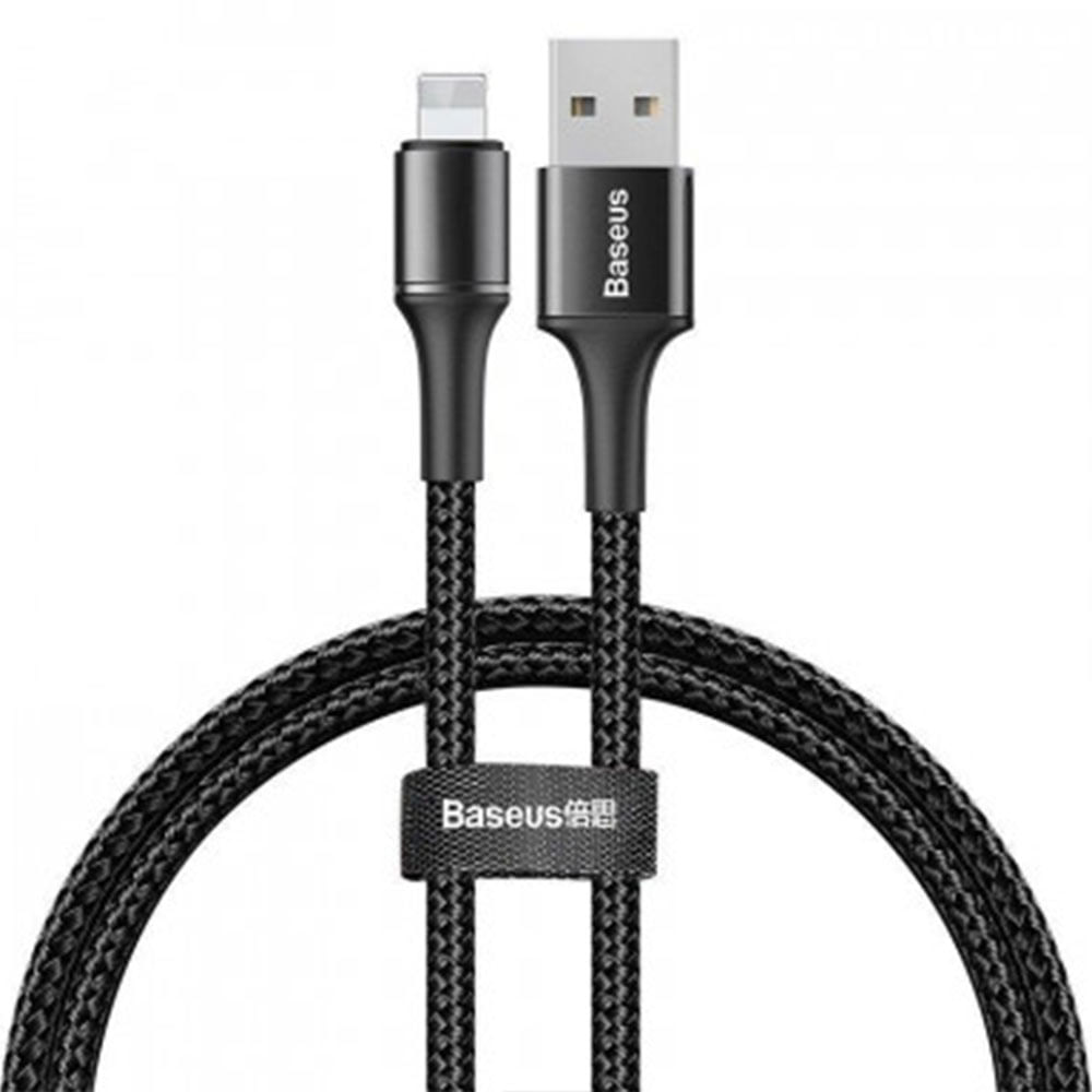 Imagen 1 del producto Cable lightning a usb Baseus Halo Data 2.4A 50cm