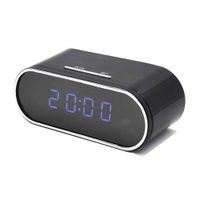 Cámara reloj de escritorio Digital Perú ACC0664 wi-fi, full HD, visión nocturna, recargable, negro
