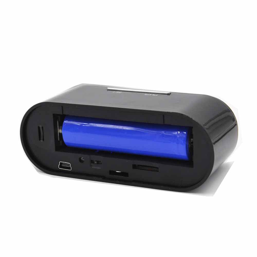 Imagen 2 del producto Cámara reloj de escritorio Digital Perú ACC0664 wi-fi, full HD, visión nocturna, recargable, negro
