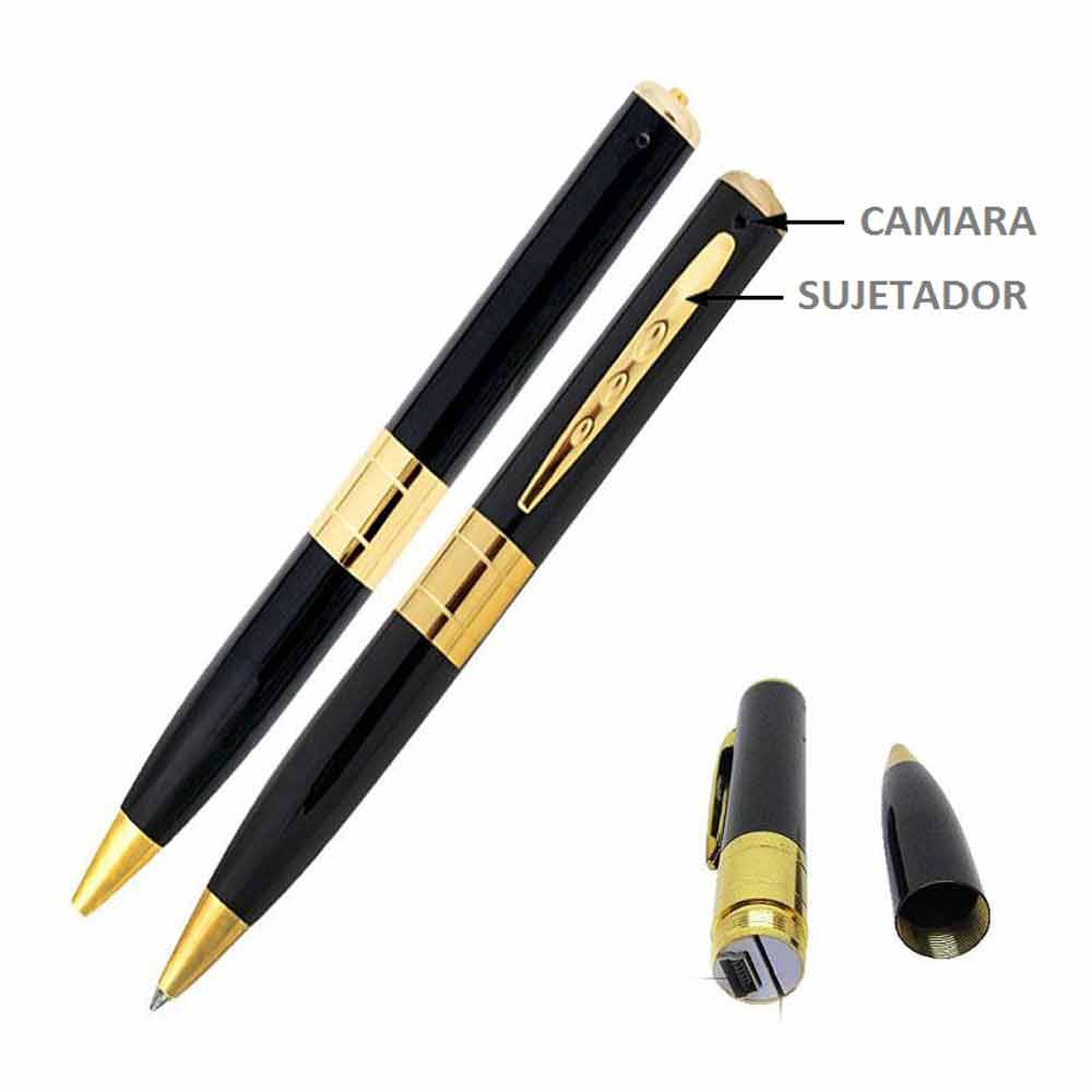 Imagen 2 del producto Cámara lapicero Digital Perú ESP0006 HD, recargable, negro